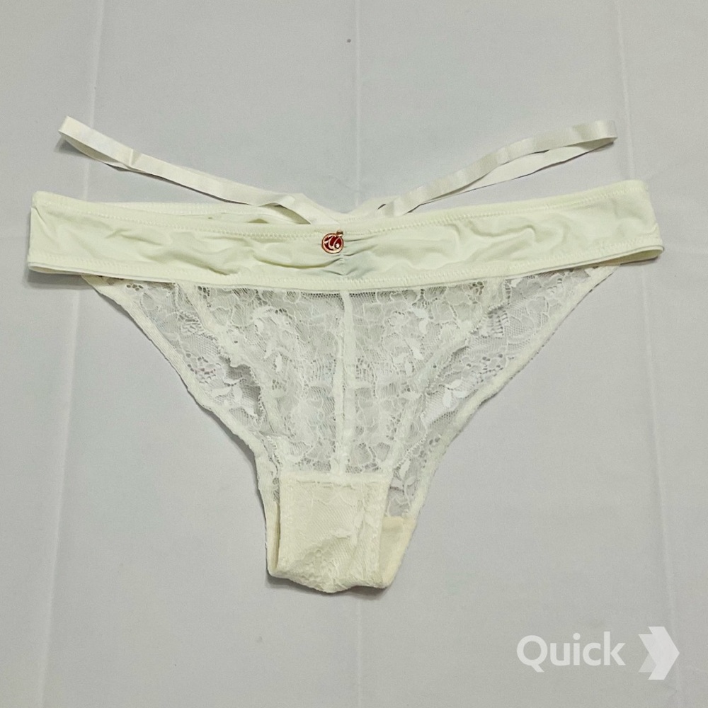 NWT Embroidered Lace Cutout Bra & Panties - 2 pcs Set - Picture 6 of 7
